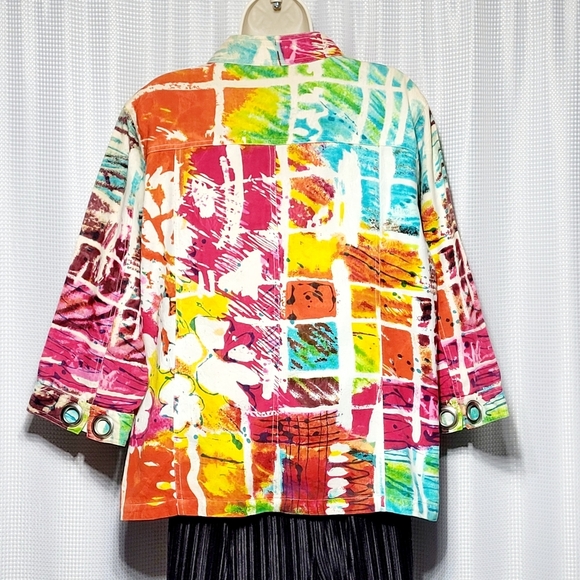 Patchington Boutique Resort Lifestyle Festive 100% Cotton Jacket Women's (XL) - Picture 4 of 10